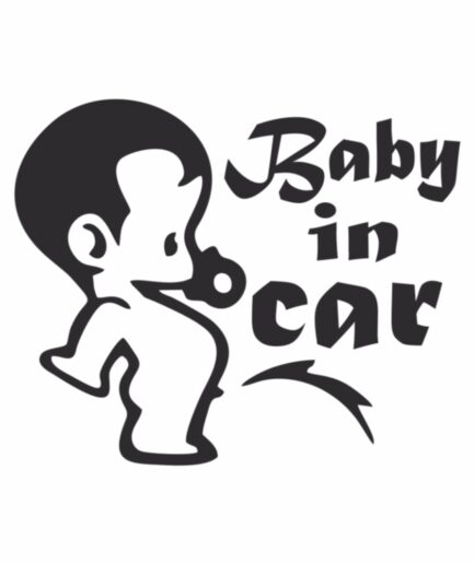 Стикер за кола - Baby in car